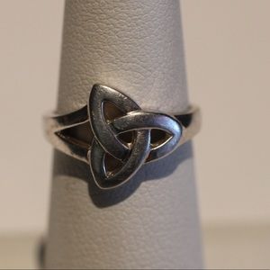 Sterling Silver Trinity Symbol Ring (SR0000)